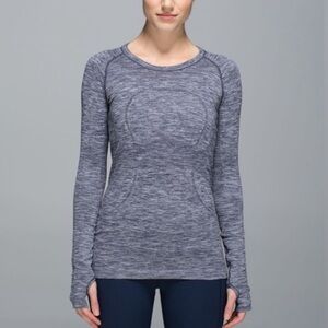 Lululemon Athletica Swiftly Tech in Heathered Cadet